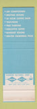 Matchbook Cover - Up Towner Inns Inc Hawaiian Luau Roundup SAMPLE