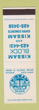 Matchbook Cover - Kissam Concrete Orlando FL   SAMPLE
