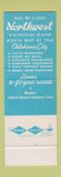 Matchbook Cover - NW National Bank Oklahoma City OK SAMPLE