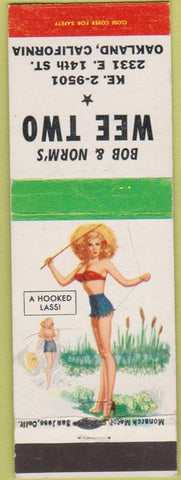 Matchbook Cover - Wee Two Oakland CA pinup