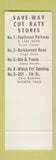 Matchbook Cover - Save Way Liquors Wichita Falls TX SAMPLE