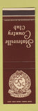 Matchbook Cover - Statesville Country Club NC golf SAMPLE