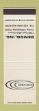 Matchbook Cover - Gemco Tulsa OK Airplane Flying Training SAMPLE