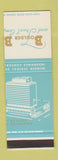 Matchbook Cover - Boulder Bank and Trust Tulsa OK MISCUT SAMPLE