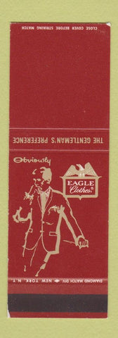 Matchbook Cover - Eagle Brand Men's Clothes SAMPLE