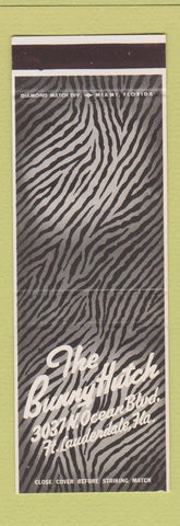 Matchbook Cover - The Bunny Hutch Fort Lauderdale FL SAMPLE