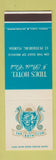 Matchbook Cover - Tides Hotel St Petersburg FL Bath Club seahorse SAMPLE