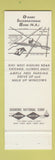 Matchbook Cover - Chicago IL O'Hare International Bank SAMPLE