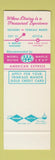 Matchbook Cover - Trinkaus Manor Utica NY SAMPLE