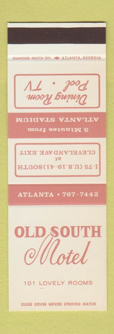 Matchbook Cover - Old South Motel Atlanta GA  SAMPLE