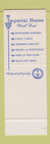 Matchbook Cover - Imperial House Motels SAMPLE