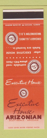 Matchbook Cover - Executive House Arizonian Scottsdale AZ SAMPLE