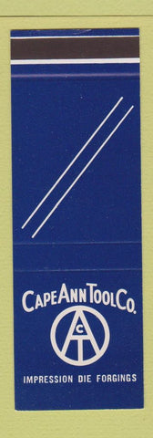 Matchbook Cover - Cape Ann Tool Co Impression Die Forgings Pigeon Cove MA SAMPLE