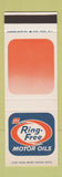 Matchbook Cover - Macmillan Ring Free Motor Oil SAMPLE
