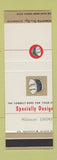Matchbook Cover - Macwhyte Wire Rpoe Kenosha WI MISCUT SAMPLE