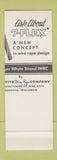 Matchbook Cover - Macwhyte Wire Rpoe Kenosha WI MISCUT SAMPLE
