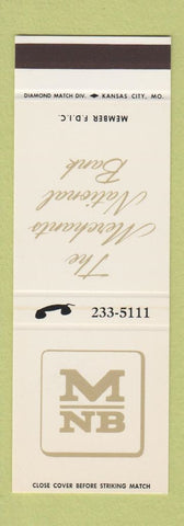 Matchbook Cover - The Merchants National Bank SAMPLE