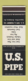 Matchbook Cover - US Pipe Birmingham AL SAMPLE