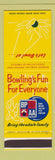 Matchbook Cover - BPAA Bowling Association SAMPLE