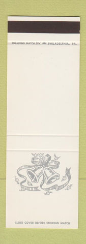 Matchbook Cover - Diamond Wedding Stock Cut SAMPLE