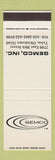 Matchbook Cover - Gemco Tulsa OK Flying Training SAMPLE