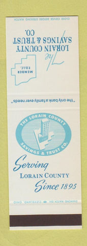 Matchbook Cover - Lorain County Savings and Trust OH SAMPLE