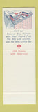 Matchbook Cover - Monteleone Hotel New Orleans LA WEAR SAMPLE