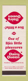Matchbook Cover - Dairy Queen Restaurants SAMPLE