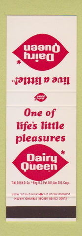 Matchbook Cover - Dairy Queen Restaurants SAMPLE