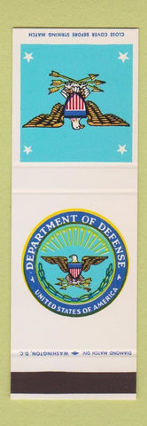 Matchbook Cover - Department of Defense United States Military SAMPLE