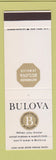 Matchbook Cover - Bulova Watches SAMPLE