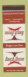 Matchbook Cover - Ranch House Restaurants CHAIN SAMPLE