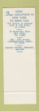 Matchbook Cover - Joseph Todaro Barber Shop New York City  SAMPLE