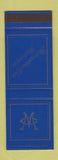 Matchbook Cover - Metropolitan Club of Washington DC SAMPLE