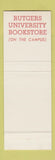 Matchbook Cover - Rutgers University New Brunswick NJ SAMPLE