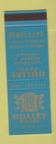 Matchbook Cover - Holley Hotel Charleston WV  SAMPLE