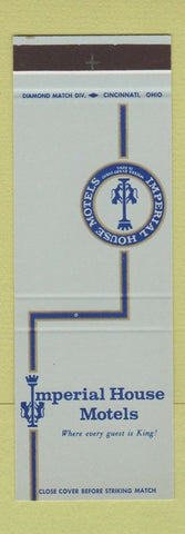 Matchbook Cover - Imperial House Motels SAMPLE