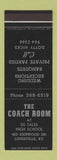 Matchbook Cover - Coach Room Restaurant Louisville KY SAMPLE