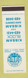 Matchbook Cover - Kissam Block Concrete Builders Supply Orlando FL SAMPLE