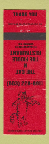 Matchbook Cover - Cat n Fiddle Restaurant Concord NH
