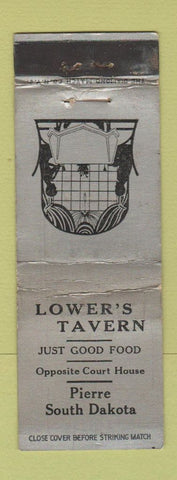 Matchbook Cover - Lower's Tavern Pierre SD WEAR