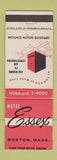Matchbook Cover - Hotel Essex Boston MA