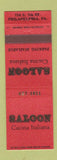 Matchbook Cover - Saloon Cucina Italiana Philadelphia PA