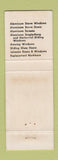Matchbook Cover - Midwest Aluminum Springfield MO