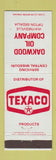 Matchbook Cover - Oakwood Oil Texaco gas Waynesville Tipton Sedalia MO