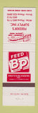 Matchbook Cover - BP Blended Protien Feed Miles Elvira IA