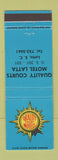 Matchbook Cover - Quality Courts Motel Latta SC