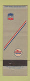 Matchbook Cover - United Airlines Chevron Aviation gas