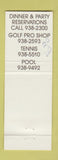 Matchbook Cover - Westwood Country Club Vienna VA