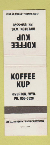 Matchbook Cover - Koffee Kup Riverton WY